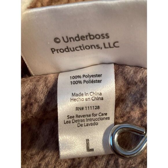 Underland Sock Monkey L hoodie footie pajamas super-soft 2 piece - Picture 12 of 16